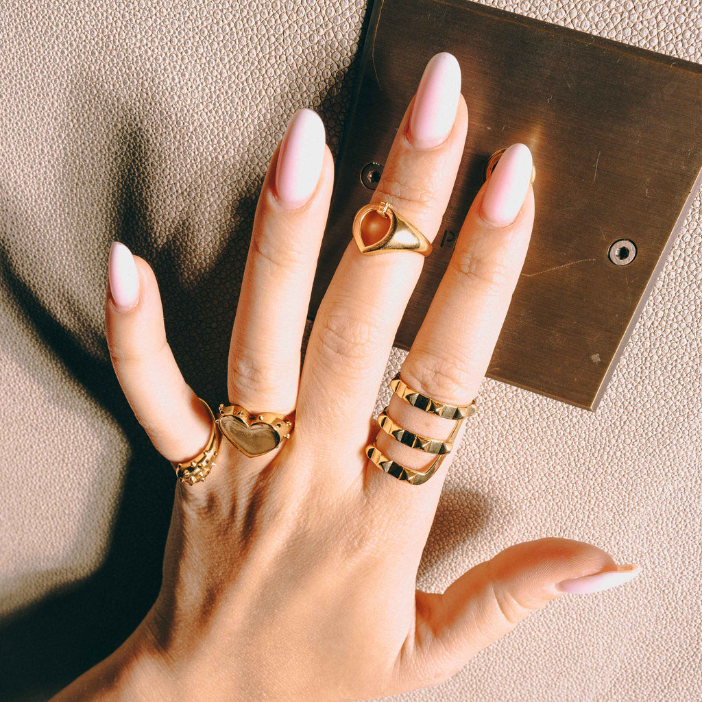 AFFRONTER Lace Ring | Gold ring volume L