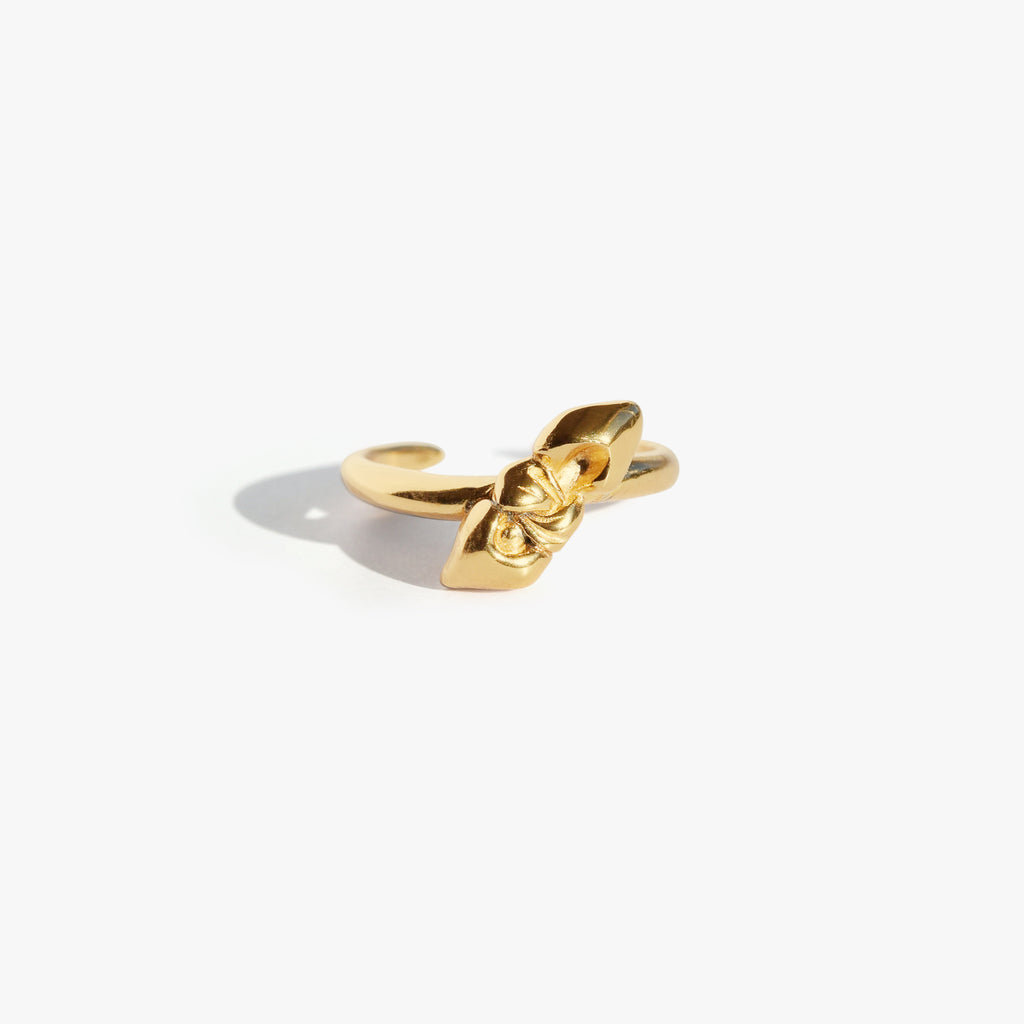 KNOT Ring | Gold knot ring volume S